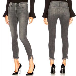 LIKE NEW! Frame Denim Le High Skinny Grey Jeans - Size 27